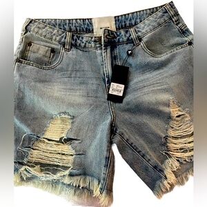 One Teaspoon Stevie’s Long BF Shorts